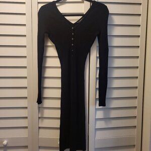 Guess Black Sweater Dress